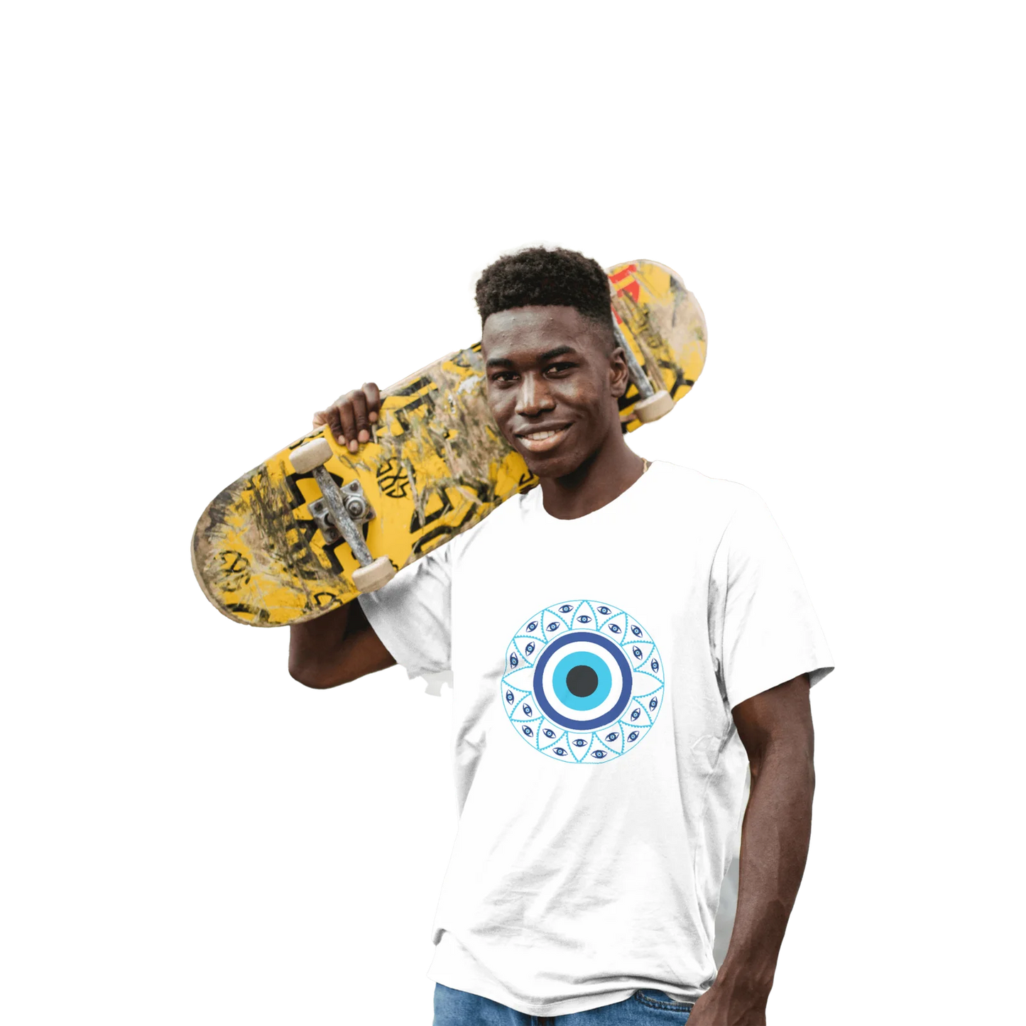 Evil Eye (Front Placement) Regular T-shirt