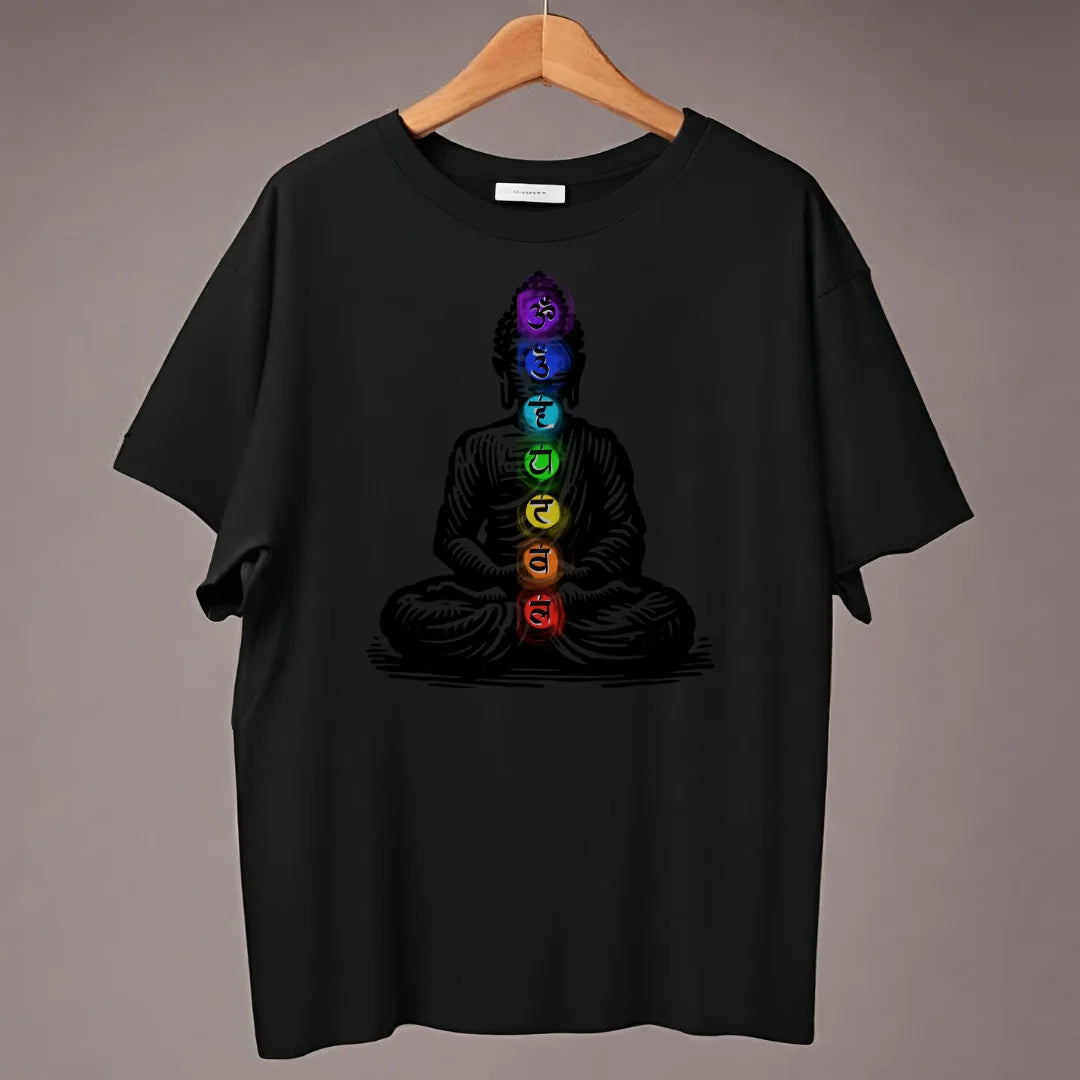 Significance of Chakras - Oversized T-shirt
