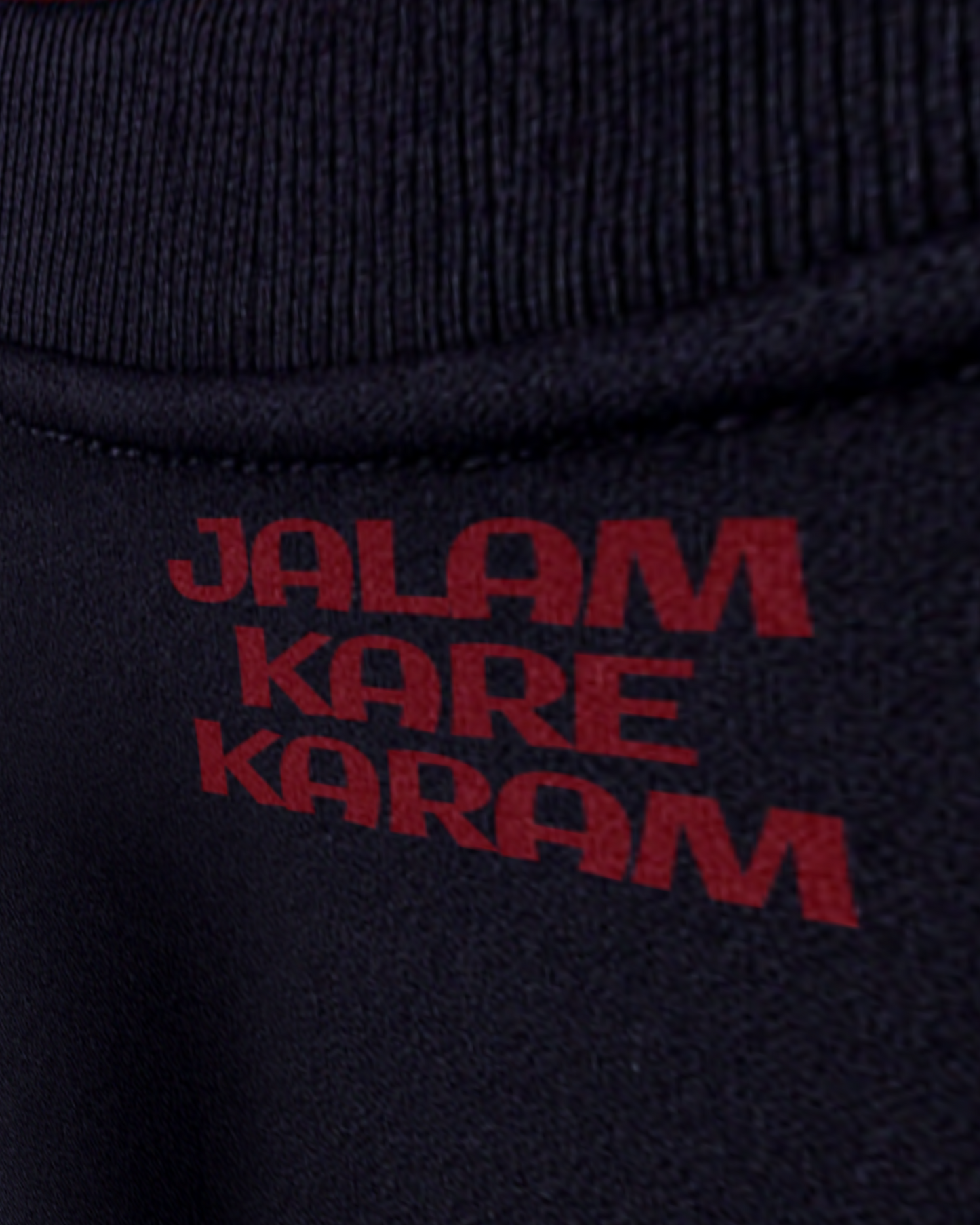 The Jalam Love | Premium MoohFatt Black Tee