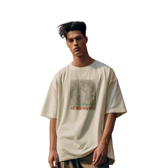 In Shade of the Mystic (Front Placement)- Oversized T-shirt