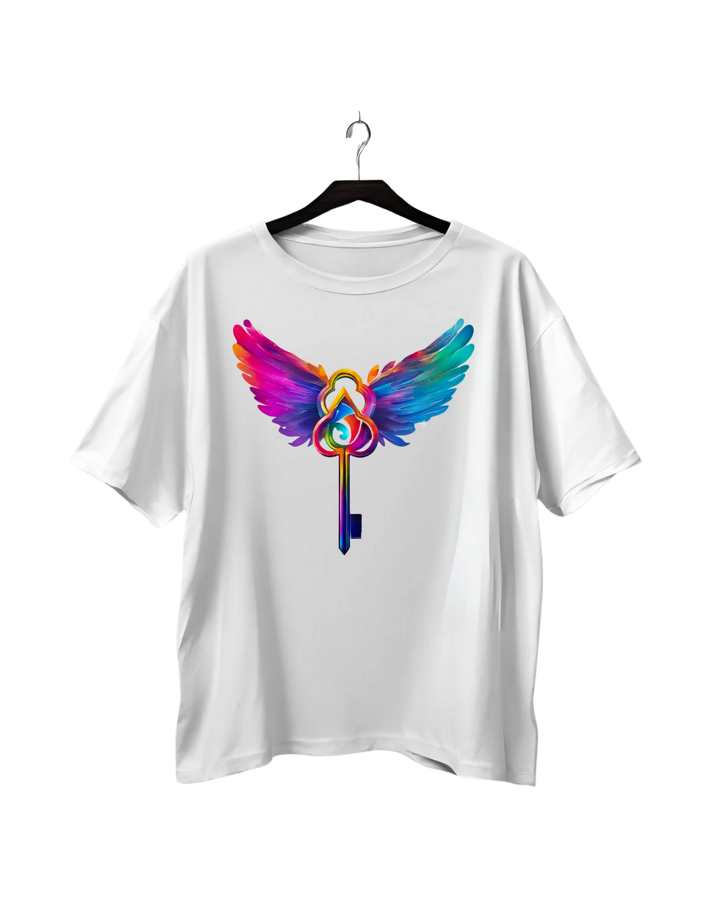 Lucky Key Symbol - Oversized T-shirt