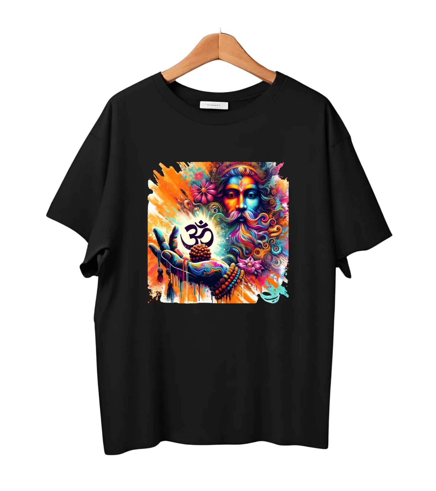 OM with Good Luck (Front Placement)- Oversized T-shirt